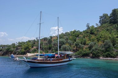 Fethiye, yat, muhteşem güzelliği deniz, ada, manzara, Muğla, Istanbul