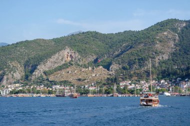 Fethiye, yat, muhteşem güzelliği deniz, ada, manzara, Muğla, Istanbul