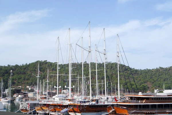 Magnifique Beauté Fethiye Yacht Mer Île Paysage Mugla Istanbul — Photo
