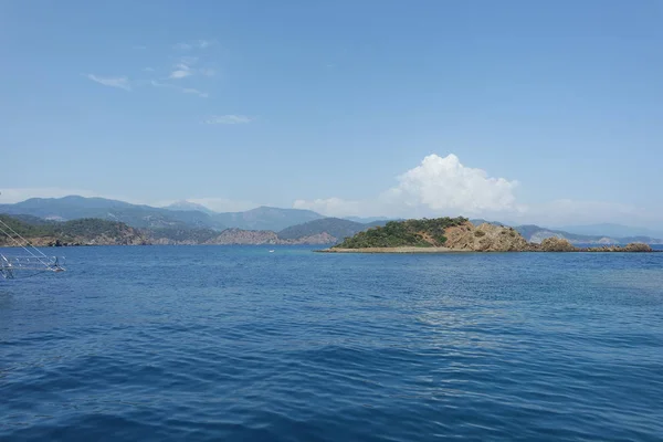 Magnifica Bellezza Fethiye Yacht Mare Isola Paesaggio Mugla Istanbul — Foto Stock