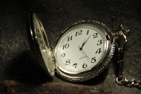 Używane Starożytności Zegar Kret — Zdjęcie stockowe