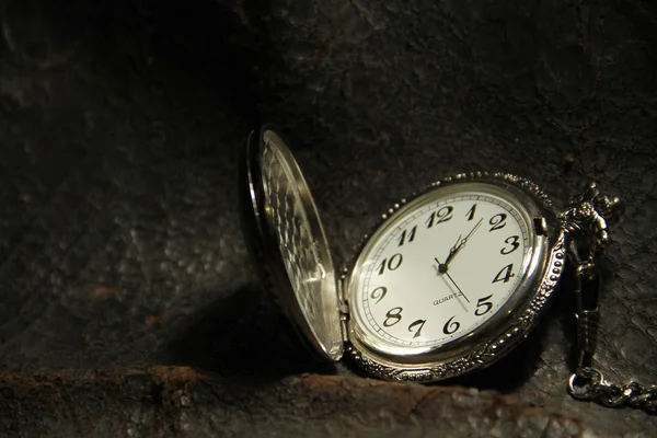 Używane Starożytności Zegar Kret — Zdjęcie stockowe
