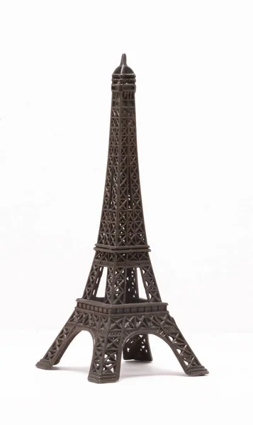 Sobre Fundo Modelo Torre Eiffel — Fotografia de Stock