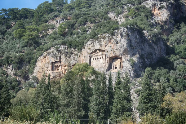 King Cemetery Mugla Fethiye Turkey — стоковое фото
