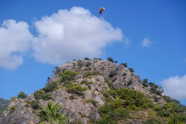 Babadag Paragliding Magnificent View Fethiye Oludeniz Turkey — Stock Photo, Image