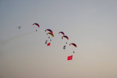 Babadağ Fethiye Ölüdeniz, Türkiye'nin muhteşem manzarası ile yamaç paraşütü