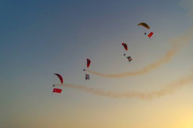 Babadağ Fethiye Ölüdeniz, Türkiye'nin muhteşem manzarası ile yamaç paraşütü