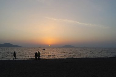 Gün ışığından yararlanma Fethiye'deki kaybolduğunda akşam saat
