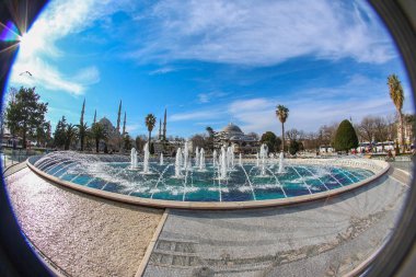 İstanbul Sultanahmet'te balık gözü çekim havuzu Sultanahmet