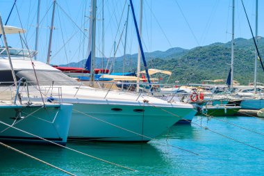 Kekova, Türkiye'de denizdeyken zevk yatlar