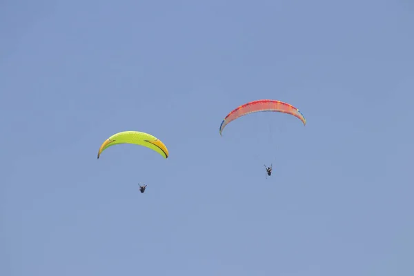 Oludeniz Yamaç Paraşütü Fethiye Türkiye — Stok fotoğraf