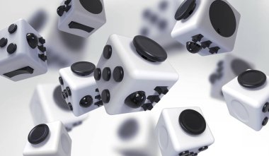Küp basit stres giderici, parmak oyuncak, Kickstarter kıpır