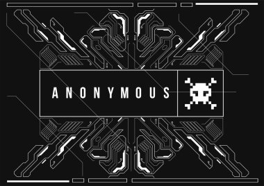 Cyberpunk fütüristik poster. Retro futuristik poster şablonu. Teknik soyut poster şablonu. Web ve baskı için modern el ilanı. kesmek, siber kültür, programlama ve sanal ortamlar.