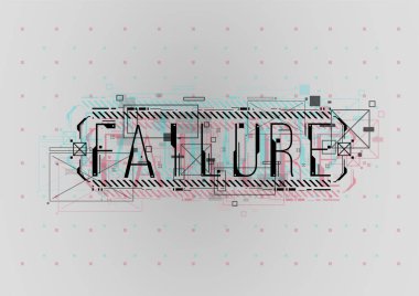 Hata oluştu. Hud öğeleri yazdırma ve web ile kavramsal düzeni. Fütüristik kullanıcı arabirimi öğeleri ile yazı.