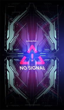 Gelecekçi modern HUD arayüz ekran tasarımı. Soyut fütüristik UI geçmişi. Soyut vektör arkaplanı. Soyut teknoloji tasarım yenilik kavramı.