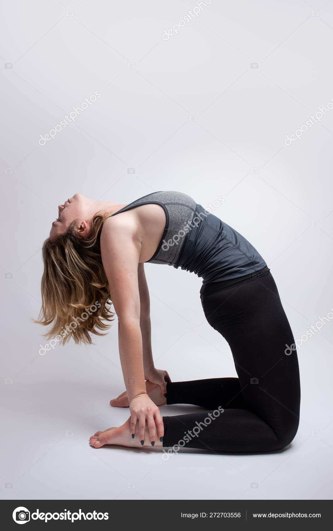 Camel pose ustrasana hi-res stock photography and images - Page 2 - Alamy