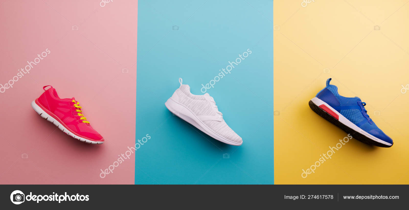 bright color shoes