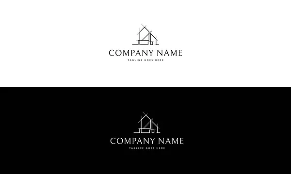 Architettura vettoriale immagine logo — Vettoriale Stock