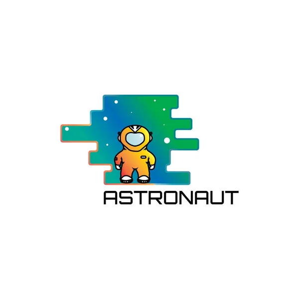 Astronautenvektorbild — Stockvektor