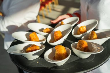 Aperatifler çeşitli festival tablo.