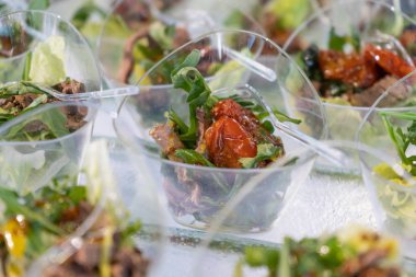 Aperatifler çeşitli festival tablo.