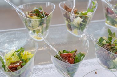 Aperatifler çeşitli festival tablo.