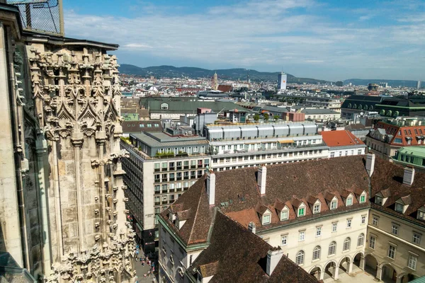 Vista Desde Torre Catedral San Esteban Sobre Viena Capital Austria —  Fotos de Stock