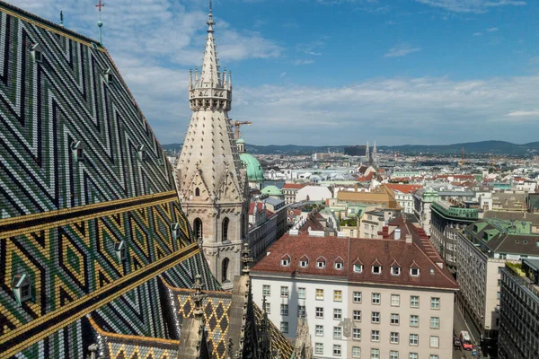 Vista Desde Torre Catedral San Esteban Sobre Viena Capital Austria —  Fotos de Stock