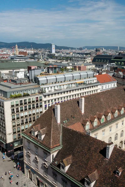 Vista Desde Torre Catedral San Esteban Sobre Viena Capital Austria —  Fotos de Stock
