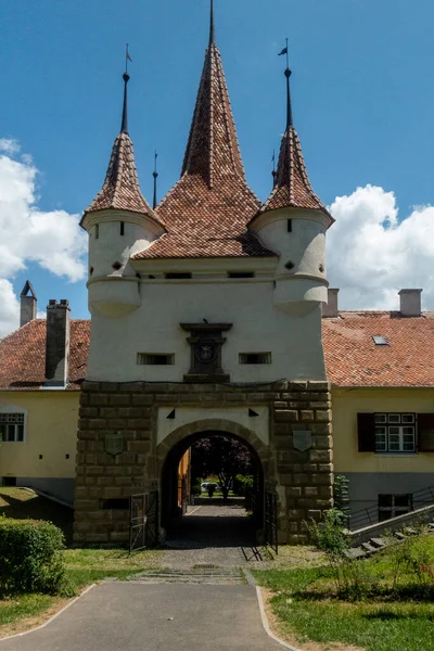 Katharinentor Der Altstadt Von Brasov Siebenbürgen Rumänien Sommertag — Stockfoto