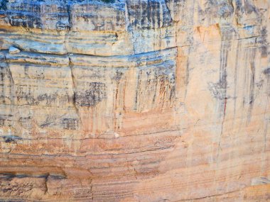 Büyük Kanyon Arizona bir uçurum duvar kayalarda soyut resim.