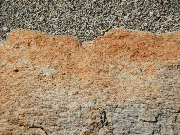 鳩山ツーソン アリゾナ州の北の砂漠のニスで着色された岩の自然の抽象的なイメージ — ストック写真