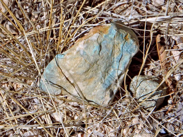 Image Abstraite Naturelle Roches Colorées Par Vernis Désert Sur Dove — Photo