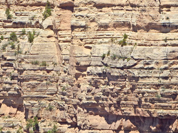 Imagen Abstracta Rocas Una Pared Acantilados Del Gran Cañón Arizona — Foto de Stock
