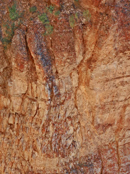 Imagem Abstrata Rochas Uma Parede Penhasco Grand Canyon Arizona — Fotografia de Stock