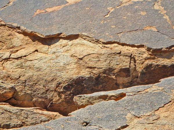 Imagen Abstracta Natural Rocas Coloreadas Por Barniz Del Desierto Dove —  Fotos de Stock