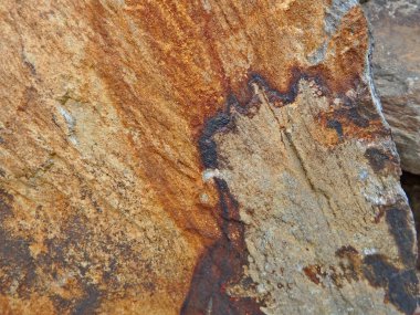 Renkli taş Mount Lemmon Tucson, Arizona doğusunda bulunan doğal soyut resim.