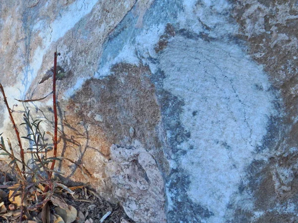 Image Abstraite Naturelle Des Roches Trouvées Sur Sentier Four Peaks — Photo