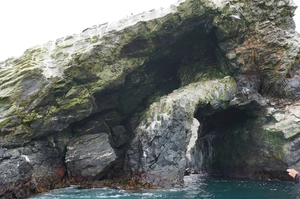 Isla en roca la cara de Chile 