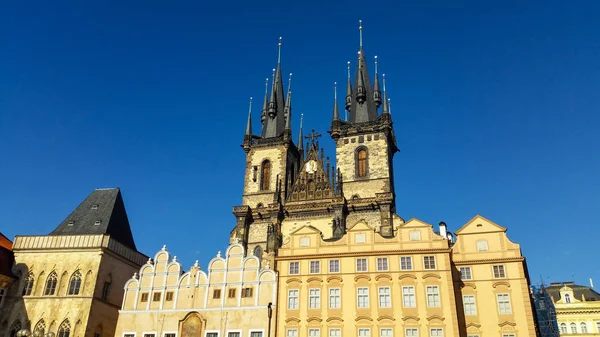 Church of Our Lady before Tyn in old town square, center of the city — Stock Photo, Image