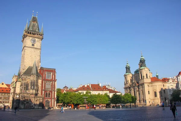 Староместская площадь, центр города Прага — стоковое фото