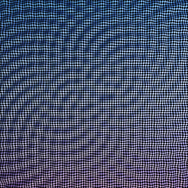 Soyut dalgalar satranç desenli. Modern tarzda güzel arka plan. 3D çizim.