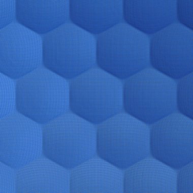 Altın nokta ile mavi soyut dalgalar. Modern tarzda mavi arka plan.