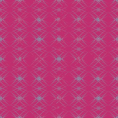 Dikişsiz soyut desen. Doku kırmızı ve turkuaz renklerde.