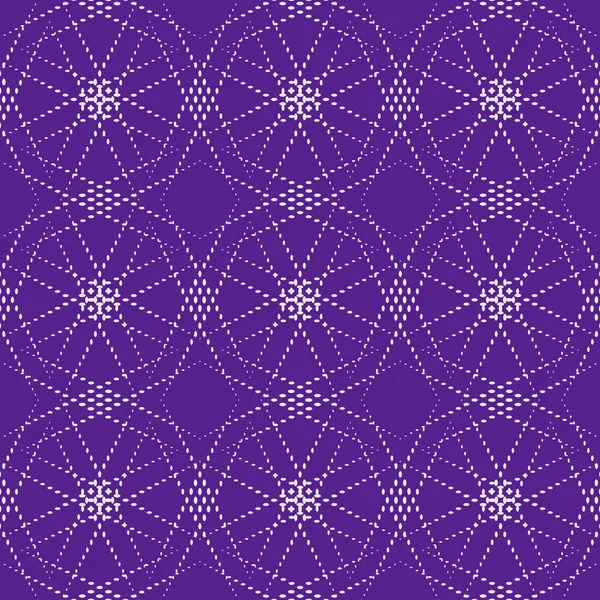 Бесшовный Абстрактный Шаблон Текстура Фиолетовых Белых Цветах — стоковое фото