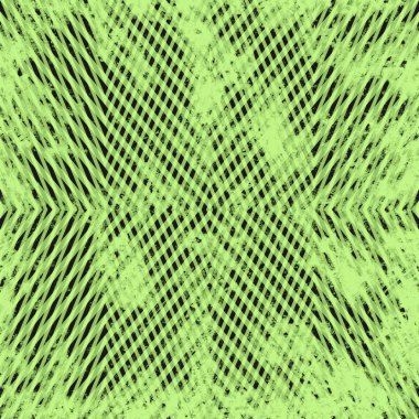 Dikişsiz soyut desen. Yeşil ve siyah renklerde doku.