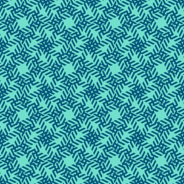 Dikişsiz soyut desen. Turkuaz ve mavi renklerde doku.