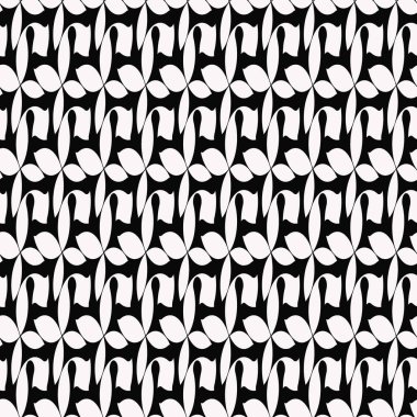 Soyut desen. Sorunsuz siyah beyaz doku.