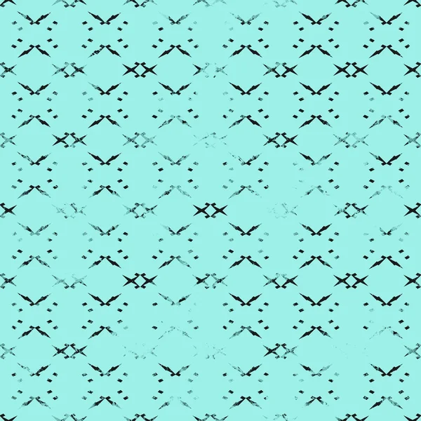 Seamless Abstract Pattern Texture Turquoise Black Colors — Stock Photo, Image