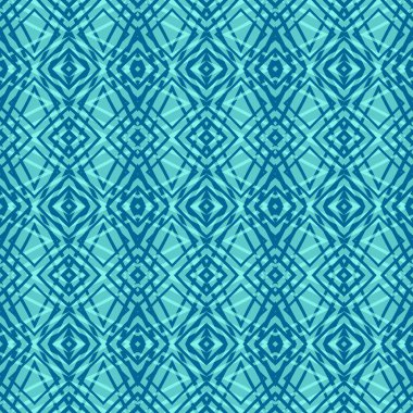 Dikişsiz soyut desen. Turkuaz ve mavi renklerde doku.